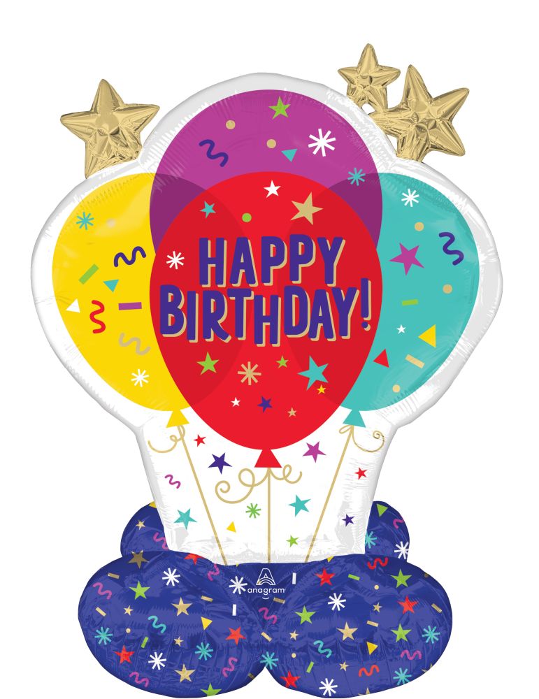 AirLoonz Junior Happy Birthday Party Balloons