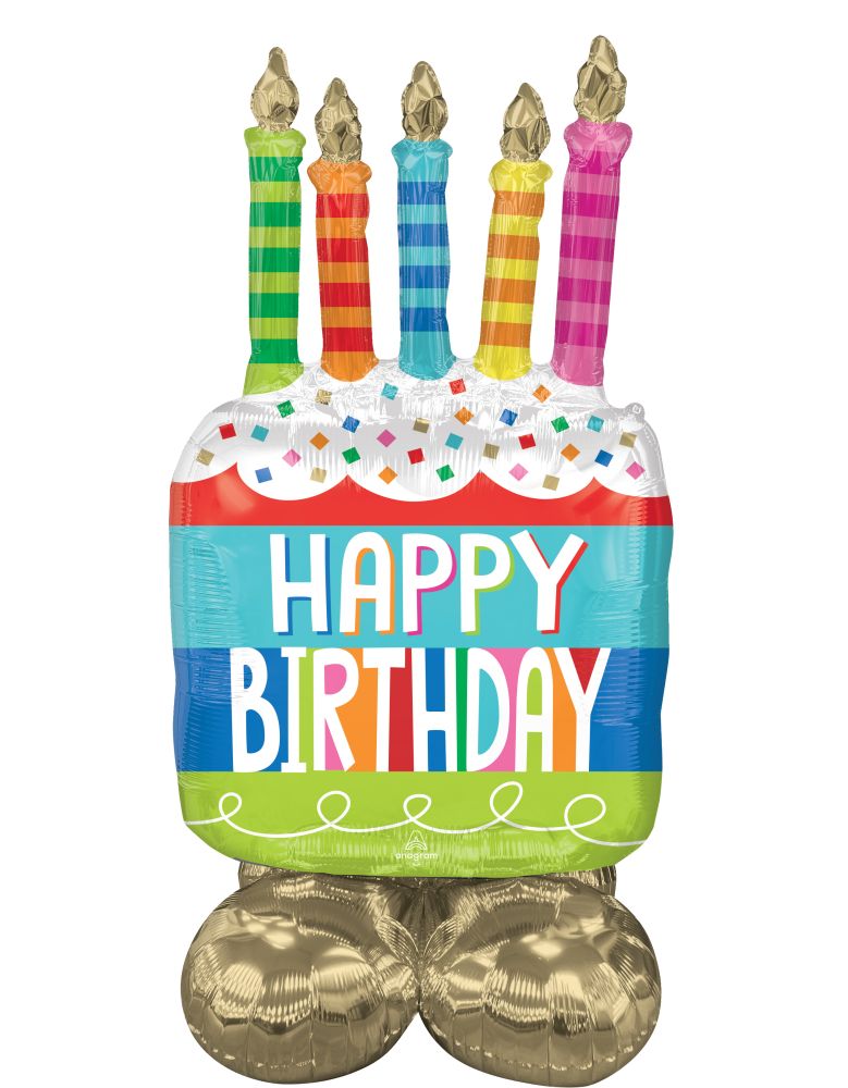 Airloonz Make A Wish Happy Birthday Balloon