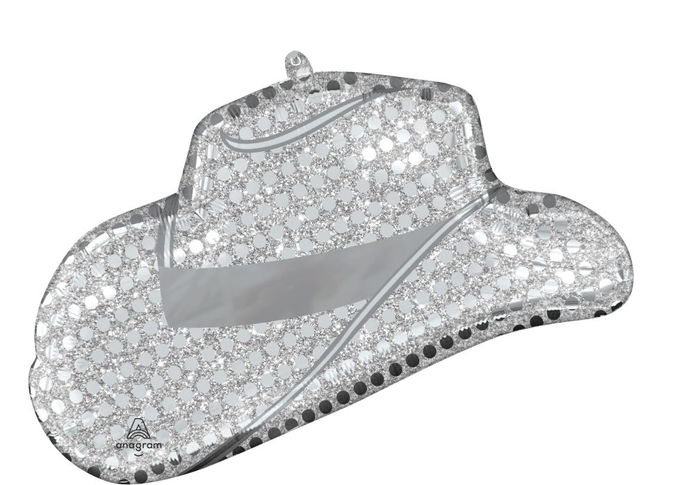 SuperShape Disco Western Hat Balloon