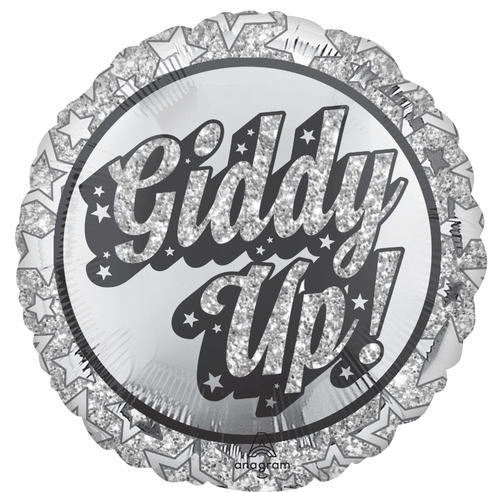 18" Disco Western Balloon