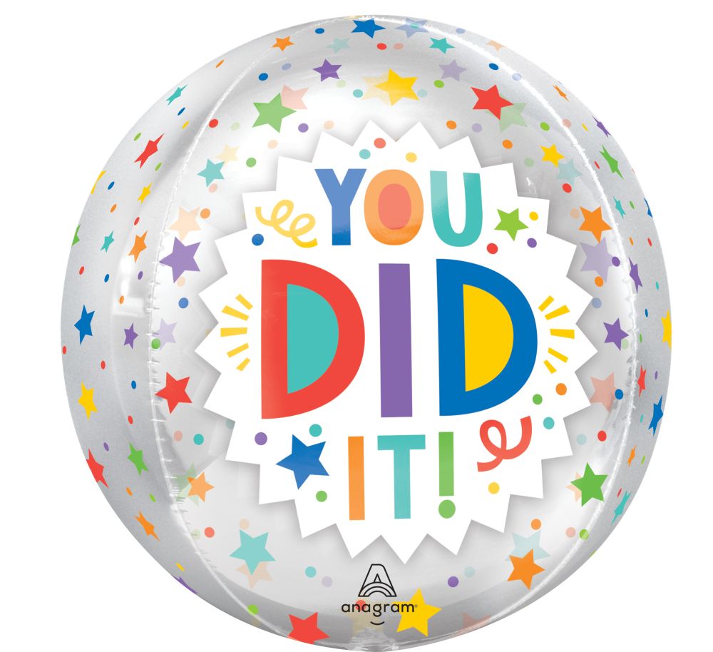 Orbz You Did It! Stars Balloon
