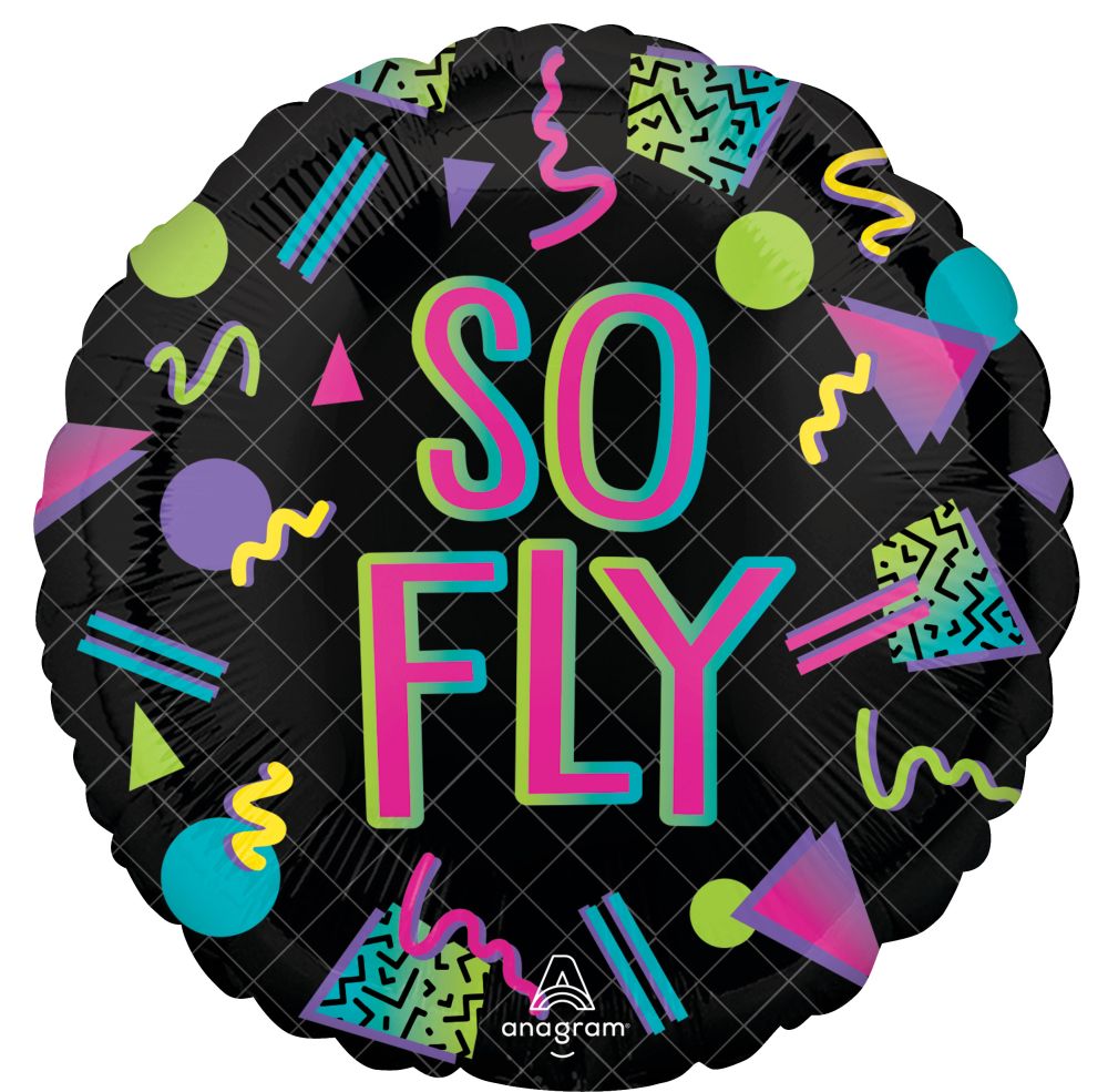 18" 90s Party So Fly Balloon