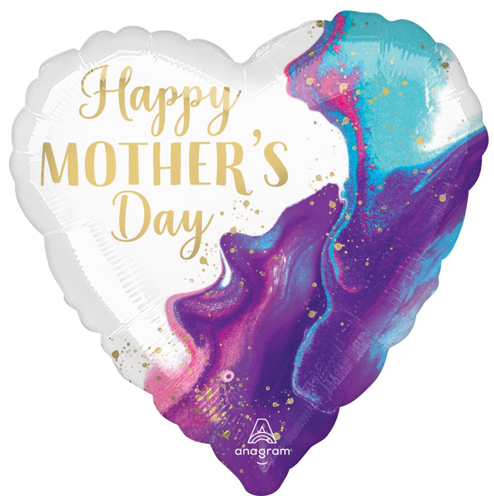Standard Mother's Day Alluring Marble Balloon