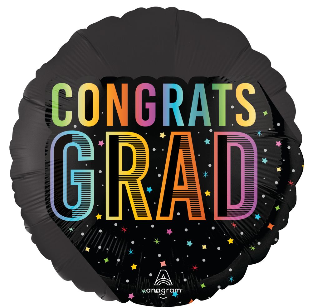 Standard Satin Cosmic Future Grad Balloon