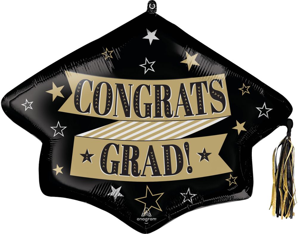 SuperShape To the Grad Tassel Balloon