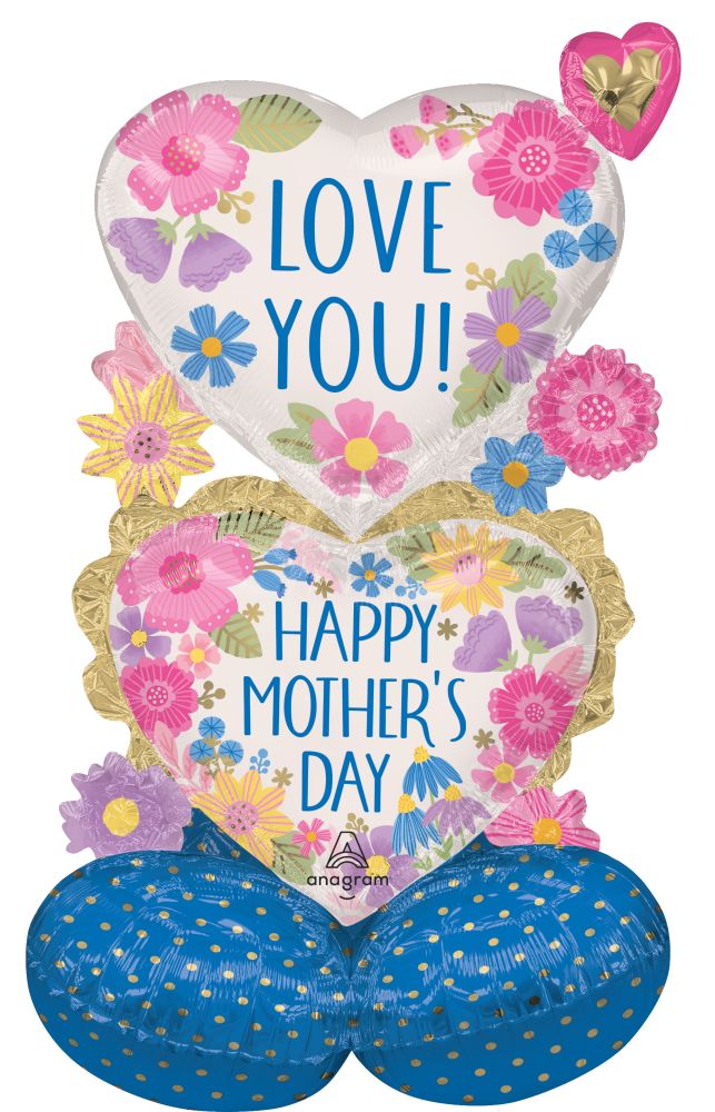 AirLoonz Junior Mother's Day Botanical Lines Balloon