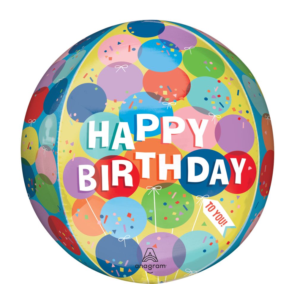 Orbz Sunny Balloons Birthday
