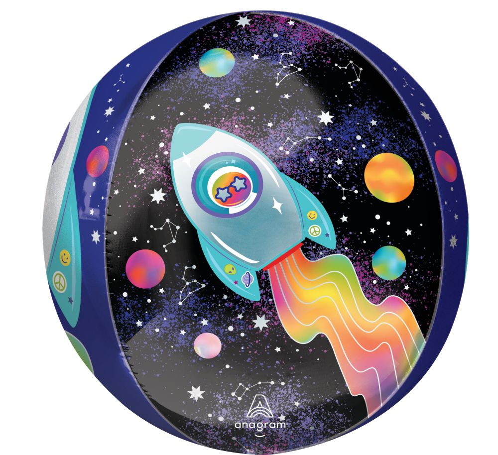 Orbz Outer Space Rocket Ship Balloon