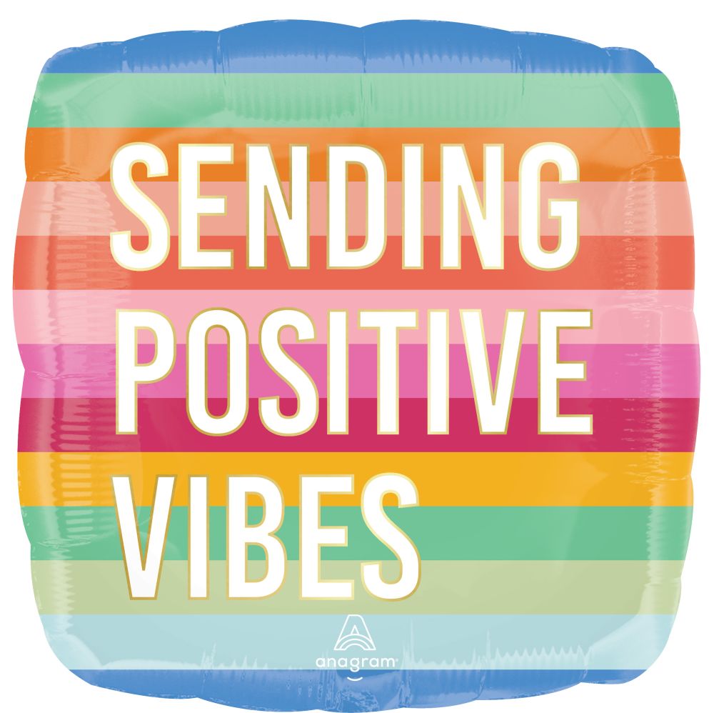 Standard Sending Positive Vibes Balloon