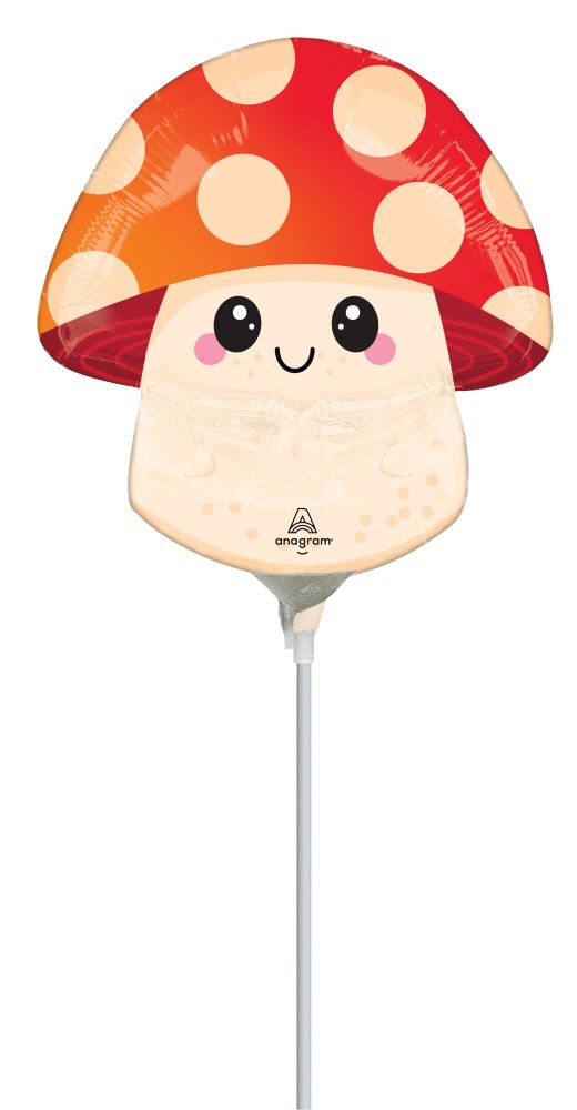 MiniShape Food Friends Little Truffle Balloon (Inflated with Cup and Stick)