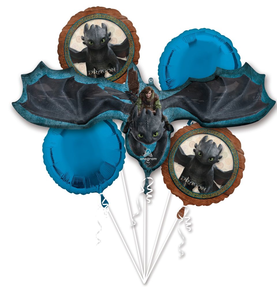 Bouquet How to Train Your Dragon Balloon