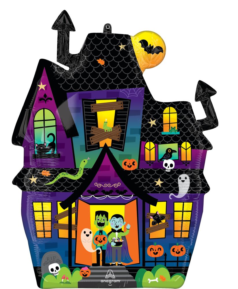 SuperShape Haunted Manor Balloon