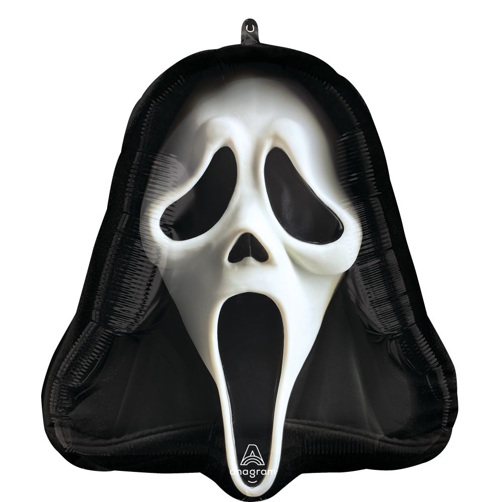 SuperShape Ghost Face Balloon