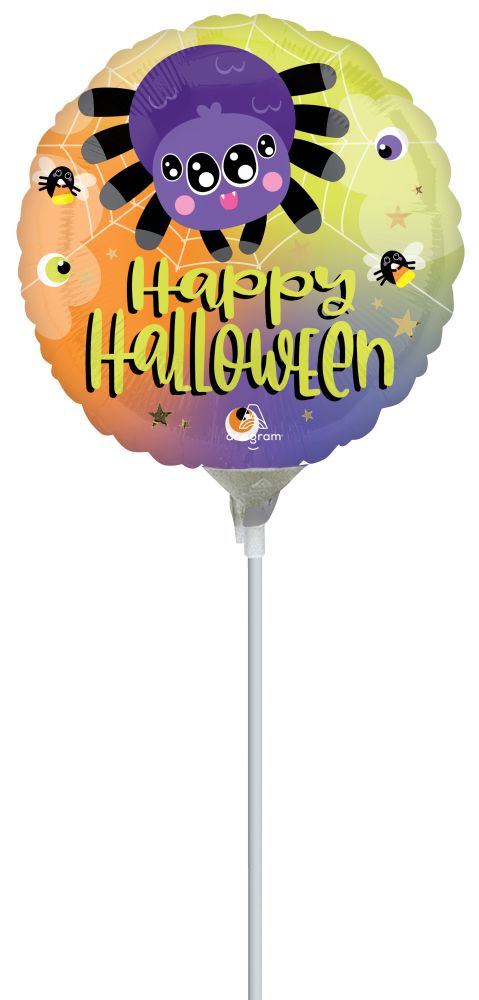 09" Watchful Eyes Balloon (Inflated with Cup and Stick)