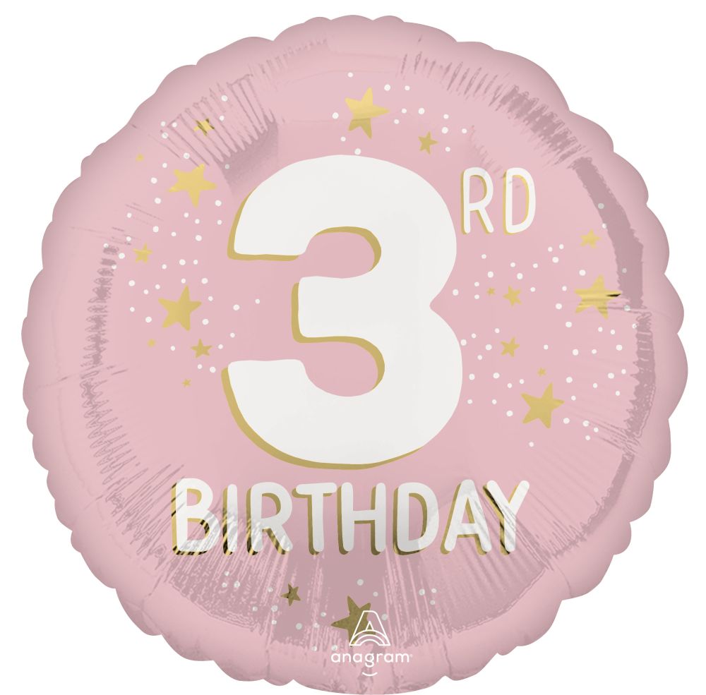 Standard Little Miss 3 Balloon