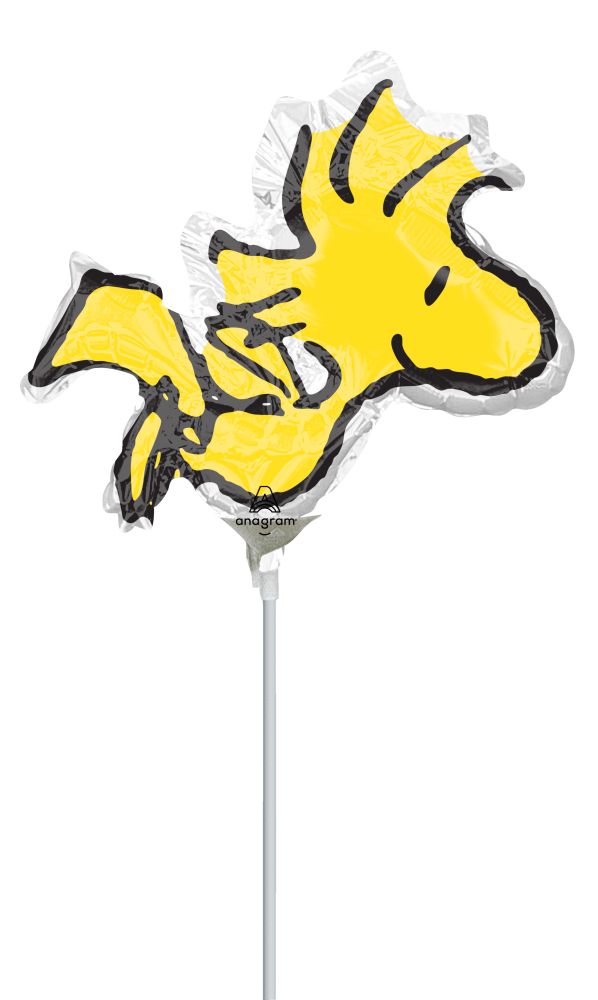 MiniShape Peanuts and Woodstock Balloon (Inflated with Cup and Stick)