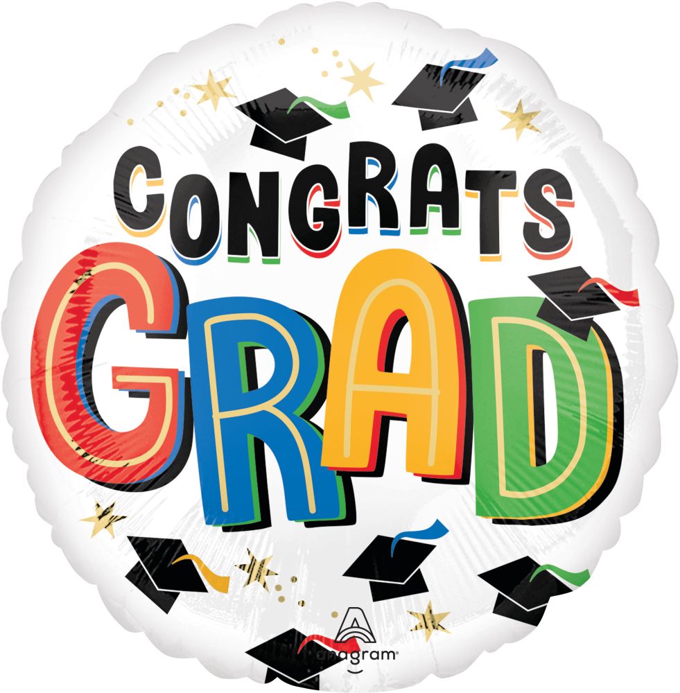 Jumbo Bright Future Congrats Grad Balloon