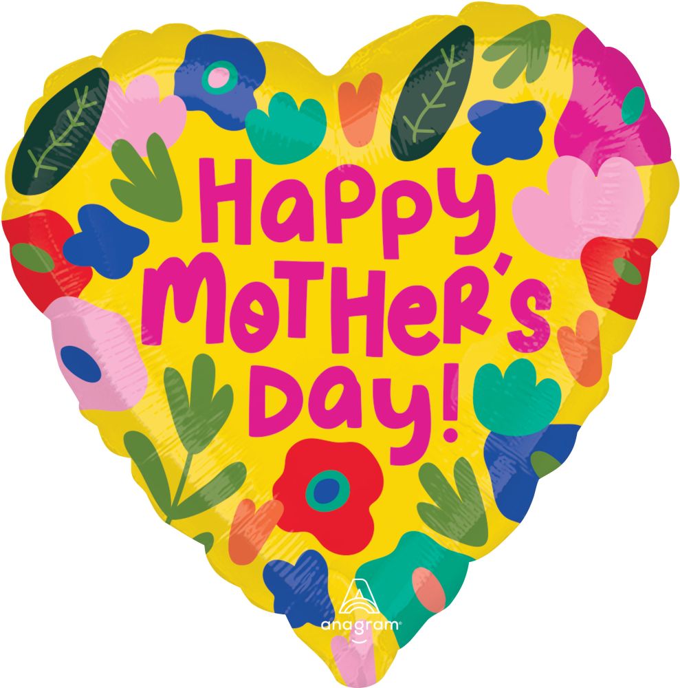 Jumbo Happy Mothers Day Hothouse Petals Balloon