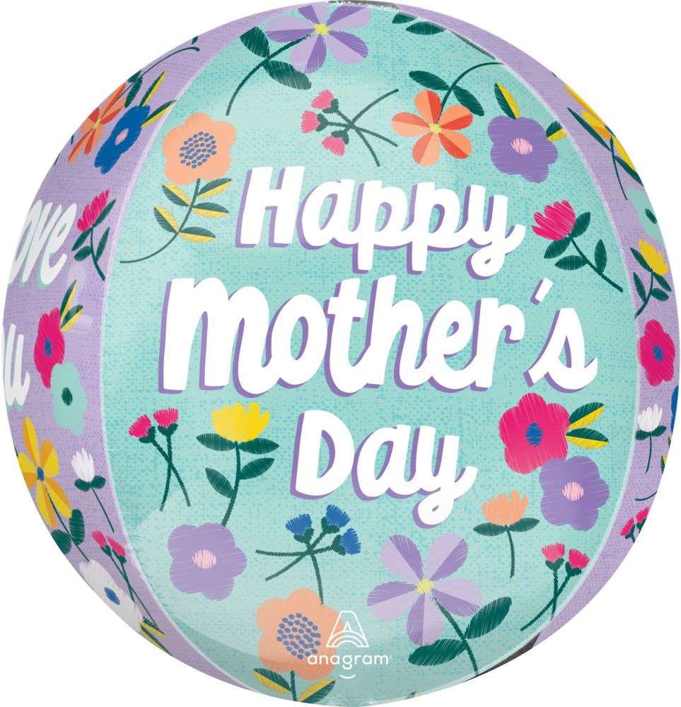 Orbz Happy Mothers Day Threaded Love Balloon