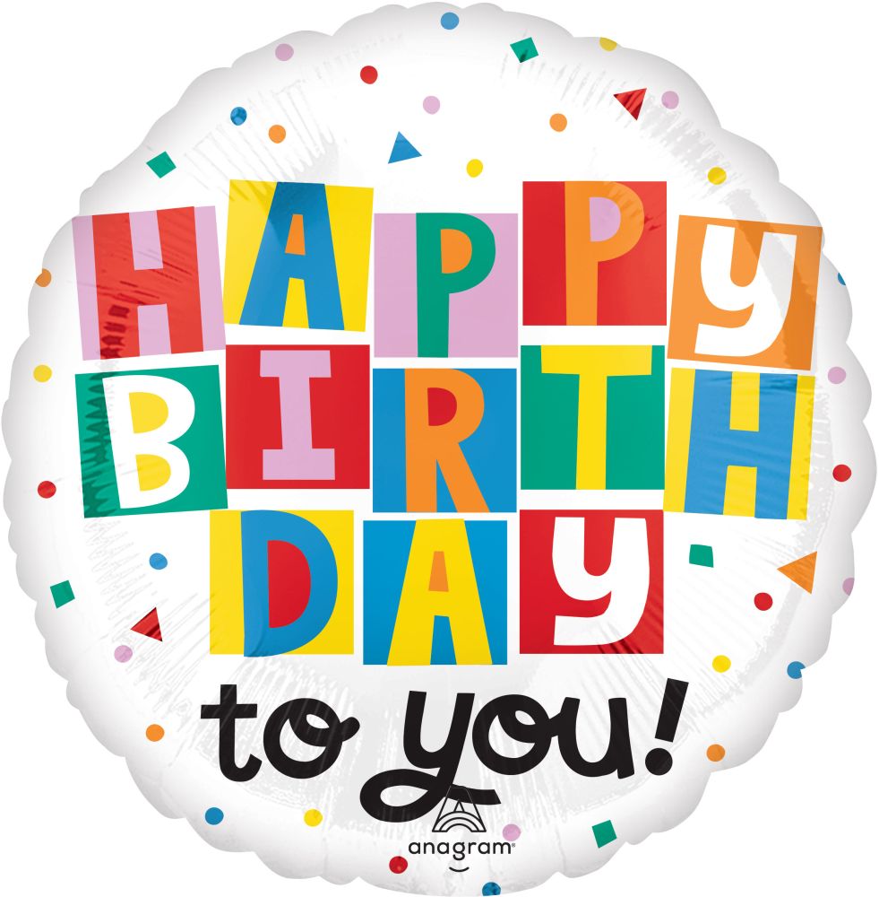 Standard Celebrate the Day Birthday Balloon