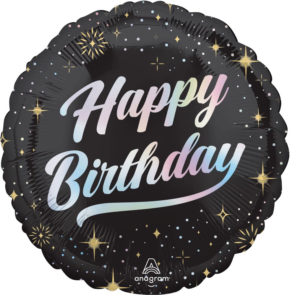 Standard Sparkling Birthday Balloon