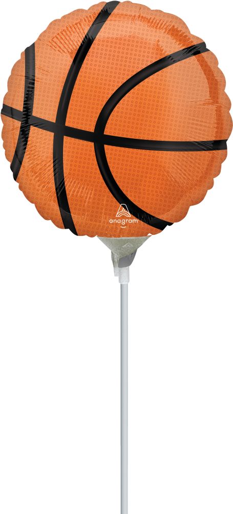 09" Shooting Hoops Balloon (Inflated with Cup and Stick)