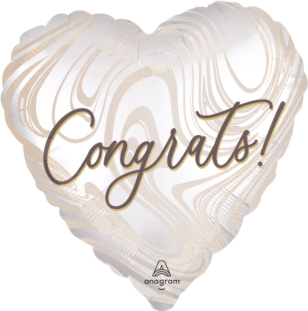Jumbo Satin Marble Wedding Balloon