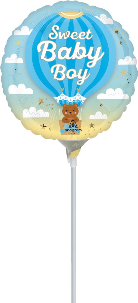 09" It's a Boy Blue Balloon