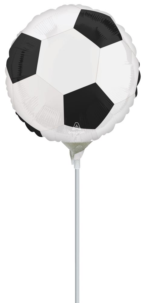 09" Soccer Balloon (Inflated with Cup and Stick)