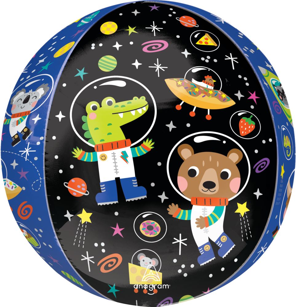 Orbz Cosmic Friends Birthday Balloon