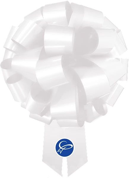 Pull Bow 24" White