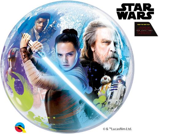 Bubble 22" Star Wars The Last Jedi Balloon