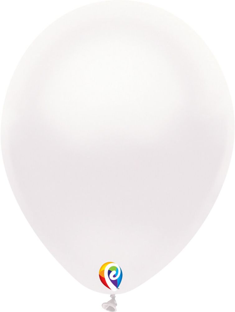 Funsational 12" Pearl White (12pcs) Balloons