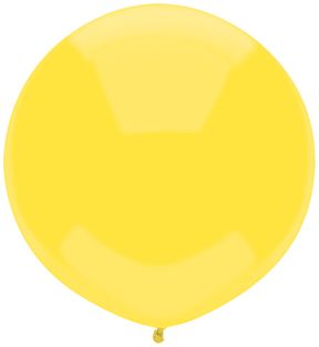 17" Yellow (50pcs) Funsational Balloons
