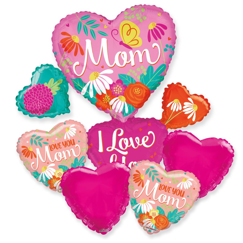 Balloon Bouquet Mom Flowers