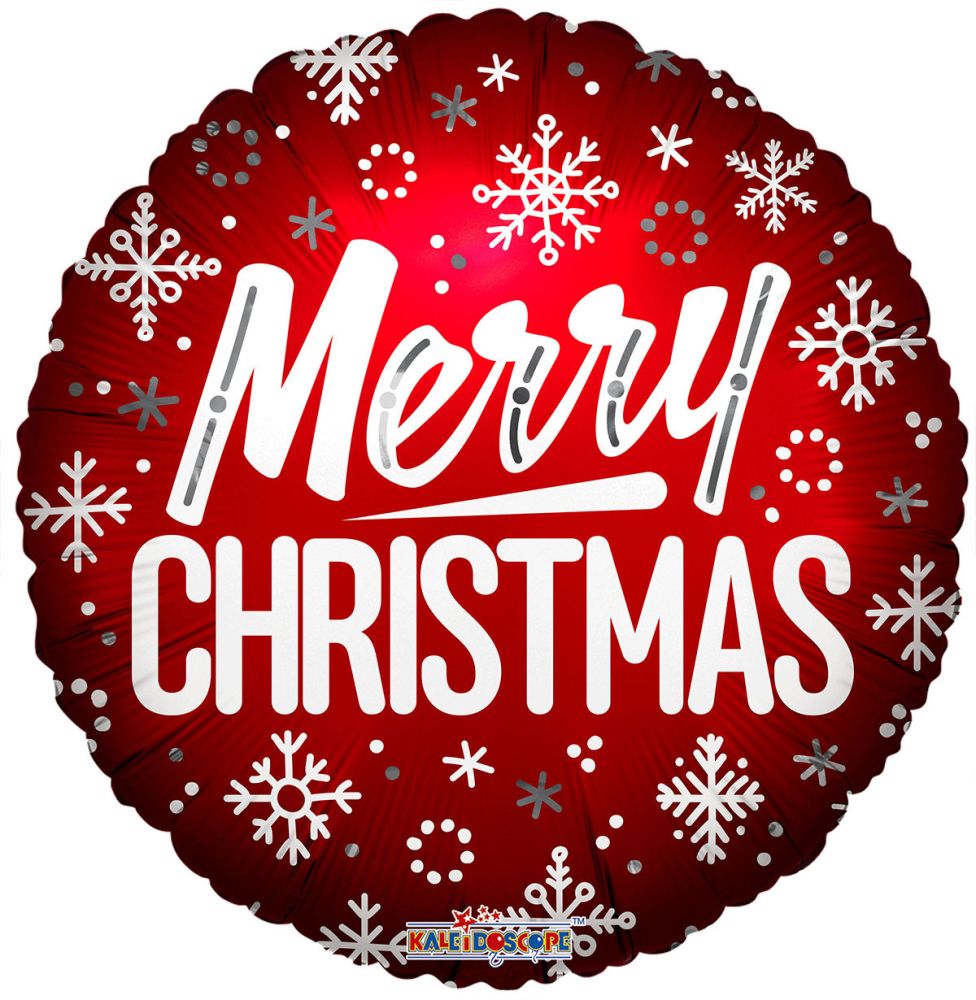 09" Christmas Red Balloon (Inflated with Cup and Stick)