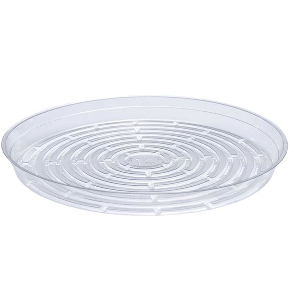 08" Vinyl Saucers Clear (50pcs)