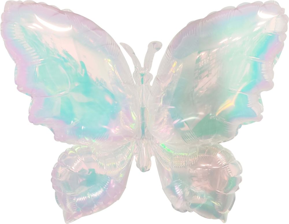 26" Iridescent Butterfly Balloon