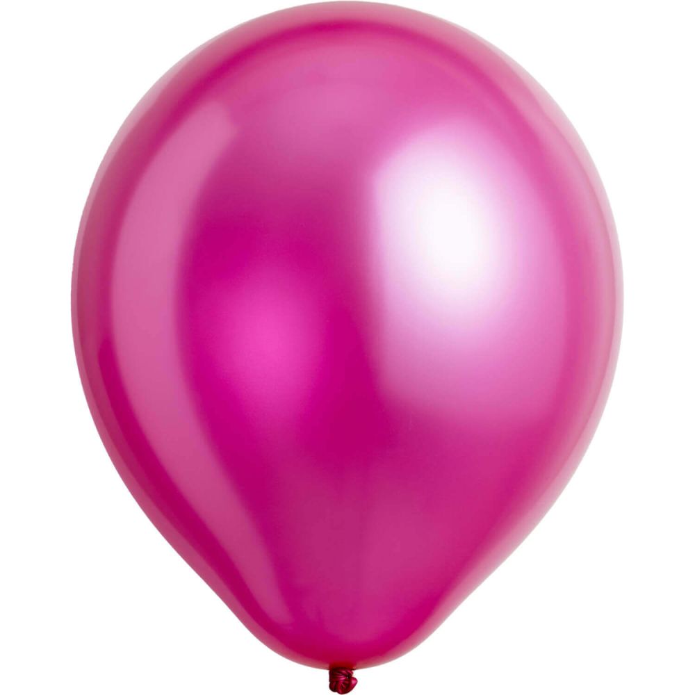 12" Metallic Hot Pink (12pcs) Airise Balloons