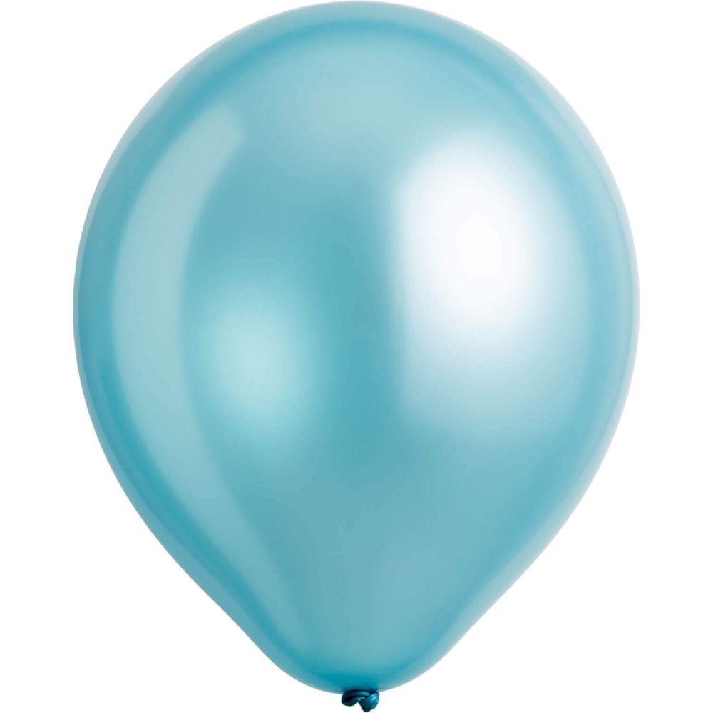 12" Pearl Caribbean Blue (50pcs) Airise Balloons