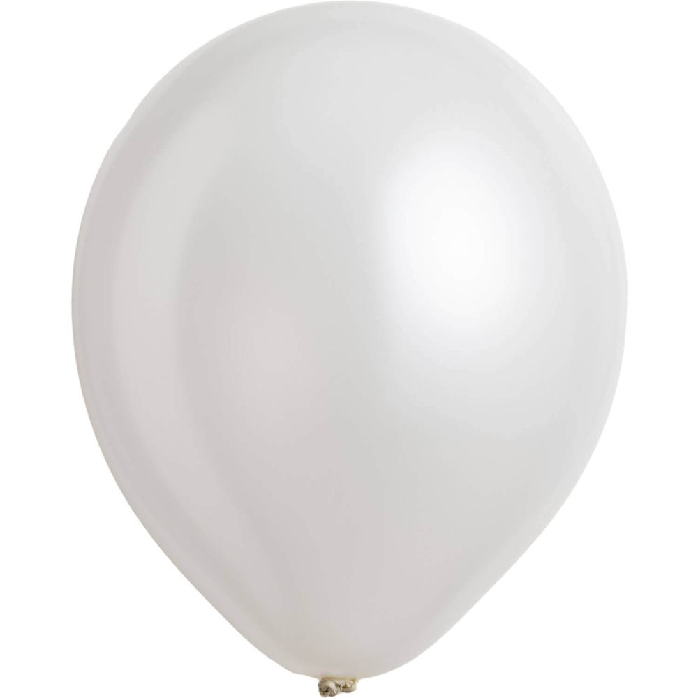 12" Pearl Frosty White (12pcs) Airise Balloons