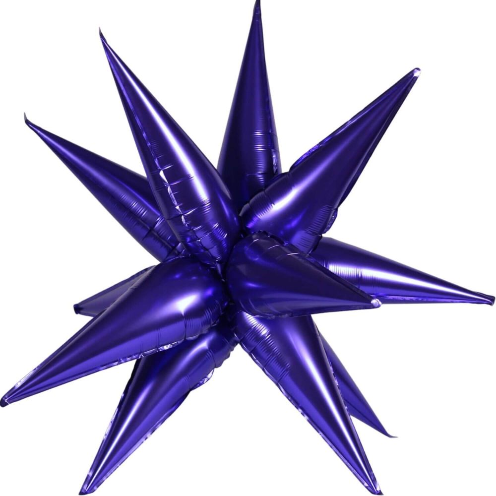 Magic Starburst 26" Purple Balloon