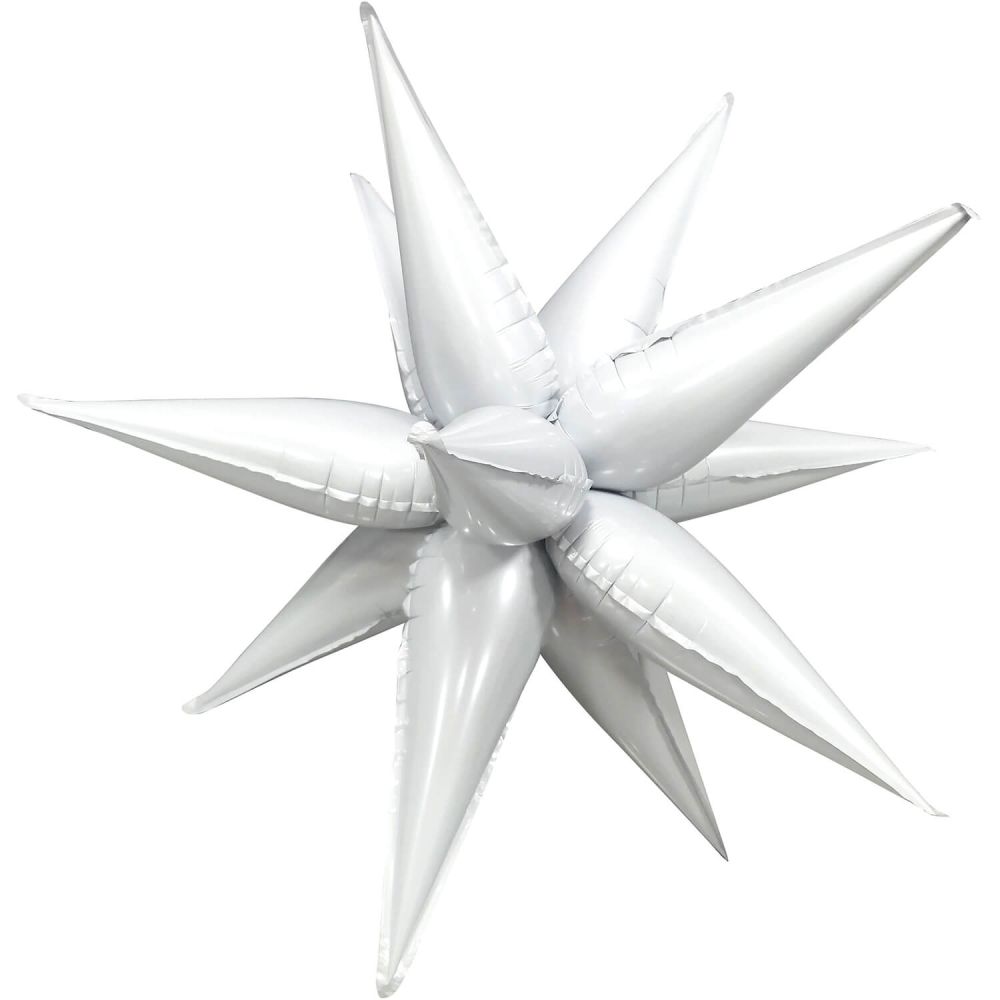 Magic Starburst 40" White Balloon