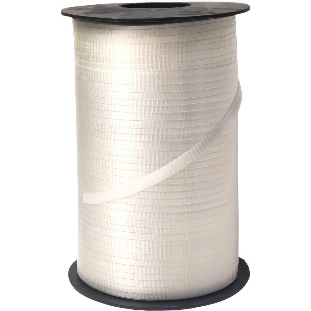 Crimped Curling Ribbon - White