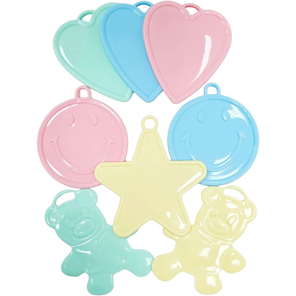 Balloon Weights Pastel Assortment 8g (100pcs)
