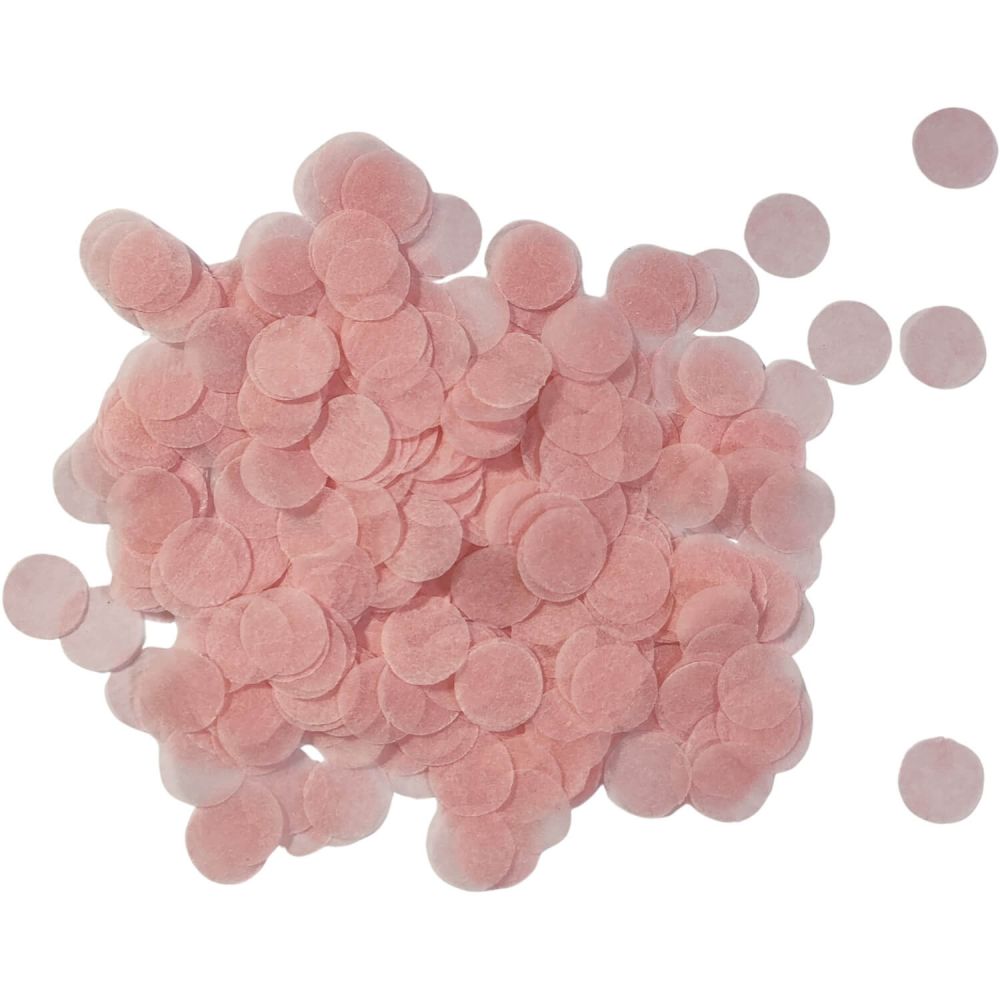 Confetti 200 g - 1cm Paper Light Pink