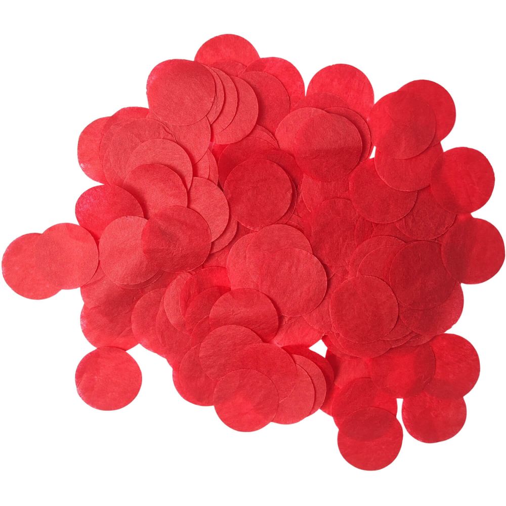 Confetti 20 g - 2.5cm Paper Red