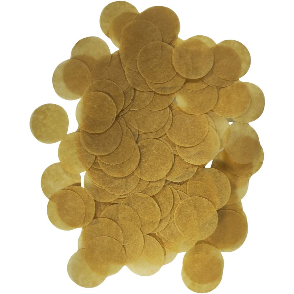 Confetti 20 g - 2.5cm Paper Gold