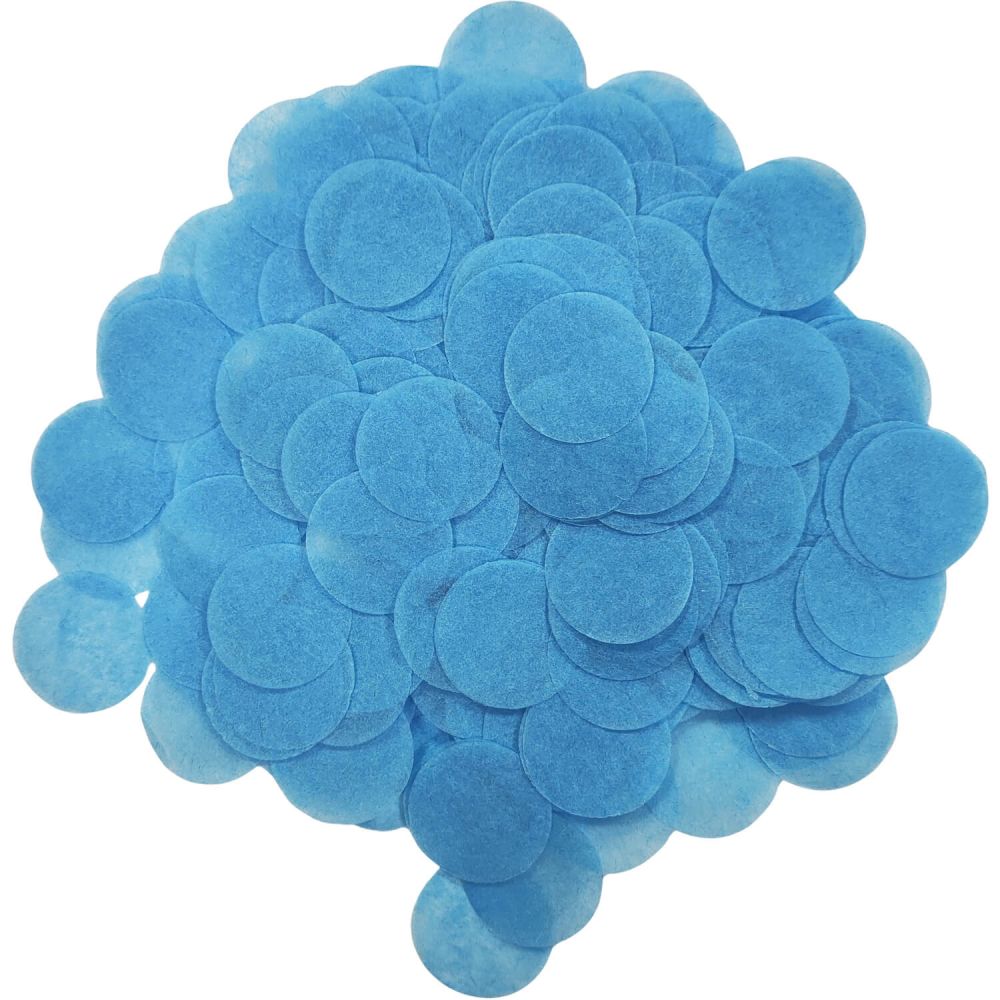 Confetti 200 g - 2.5cm Paper Blue