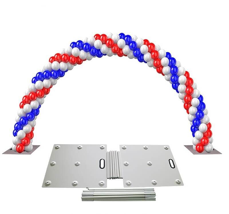 13 ft Heavy Duty Balloon Arch With Metal Base Plates